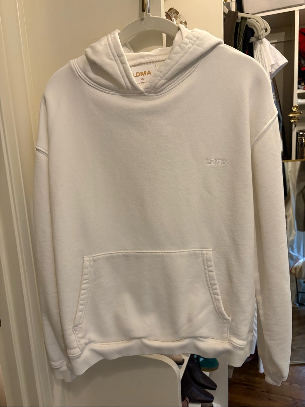 LDMA Heritage hoodie and sweatpants.